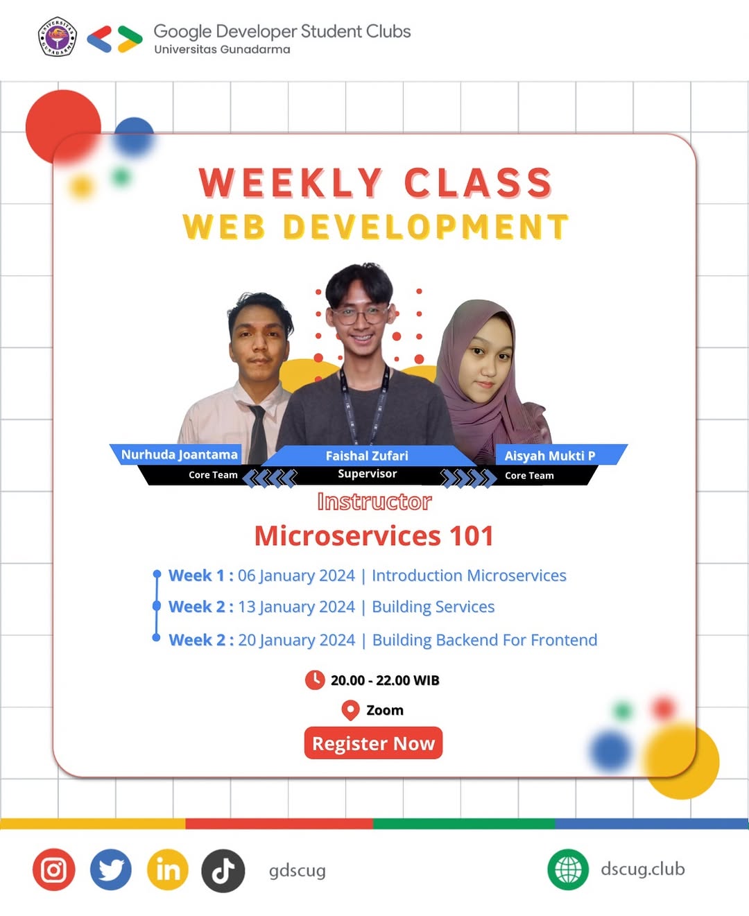GDSC Universitas Gunadarma: Web Development - Microservices