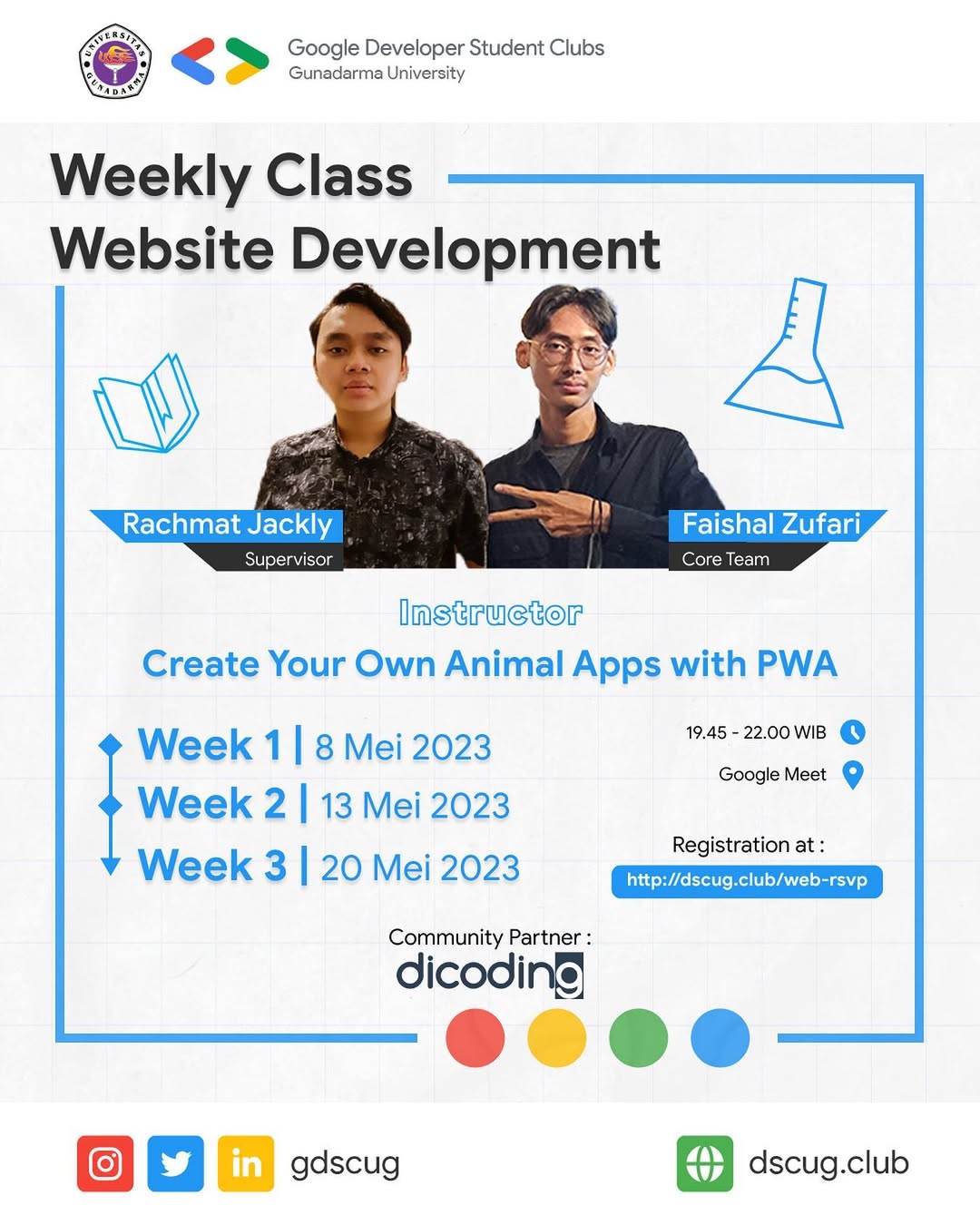GDSC Universitas Gunadarma: Web Development - Progressive Web Apps